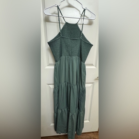 ARULA Green Smocked Maxi Dress - Picture 3 of 7